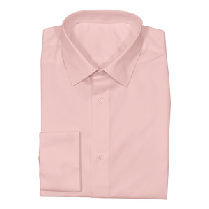 Soft Pink Stretch Cotton Custom Shirt
