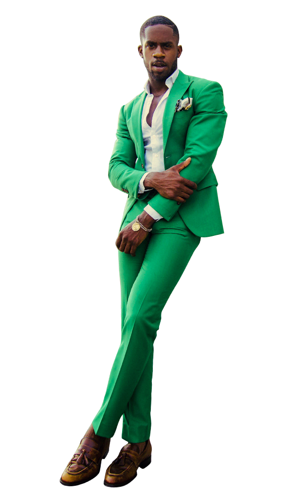 Emerald hot sale green suit