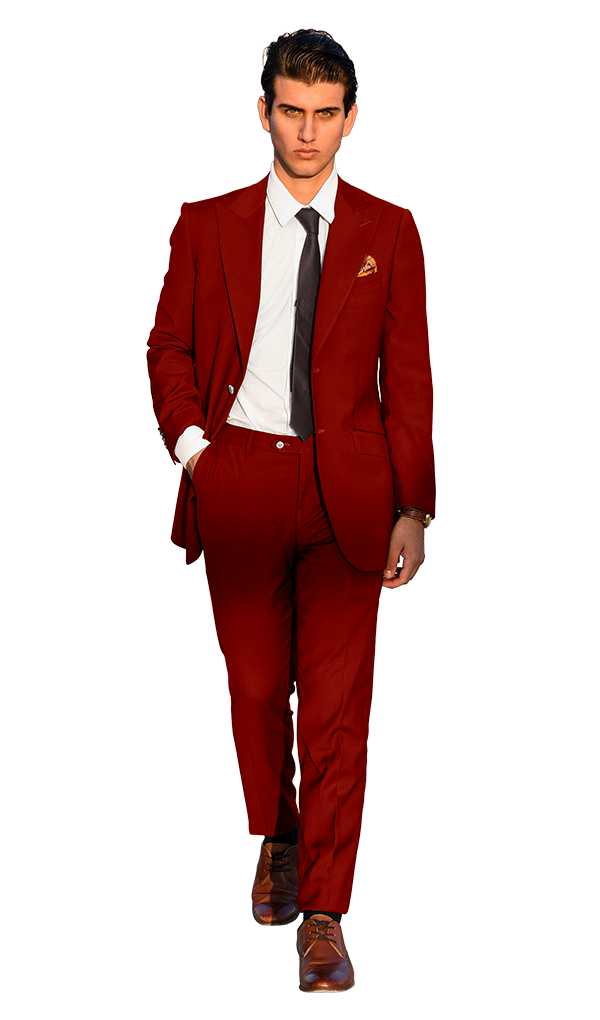 The Regal Red Suit