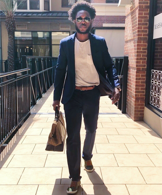 How To Wear Tennis Shoes With Your Suit