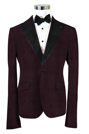 The Regal Plum Paisley Dinner Jacket