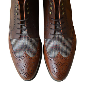 The Tweed Brogue Custom Boot