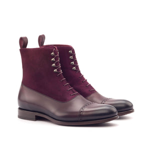 The Sweet Red Wine Custom Balmoral Boot