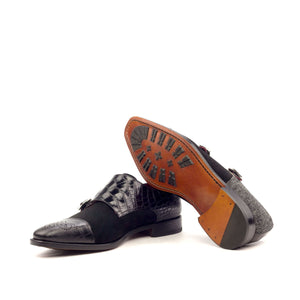 The Black Majesty Double Monk Custom Shoe