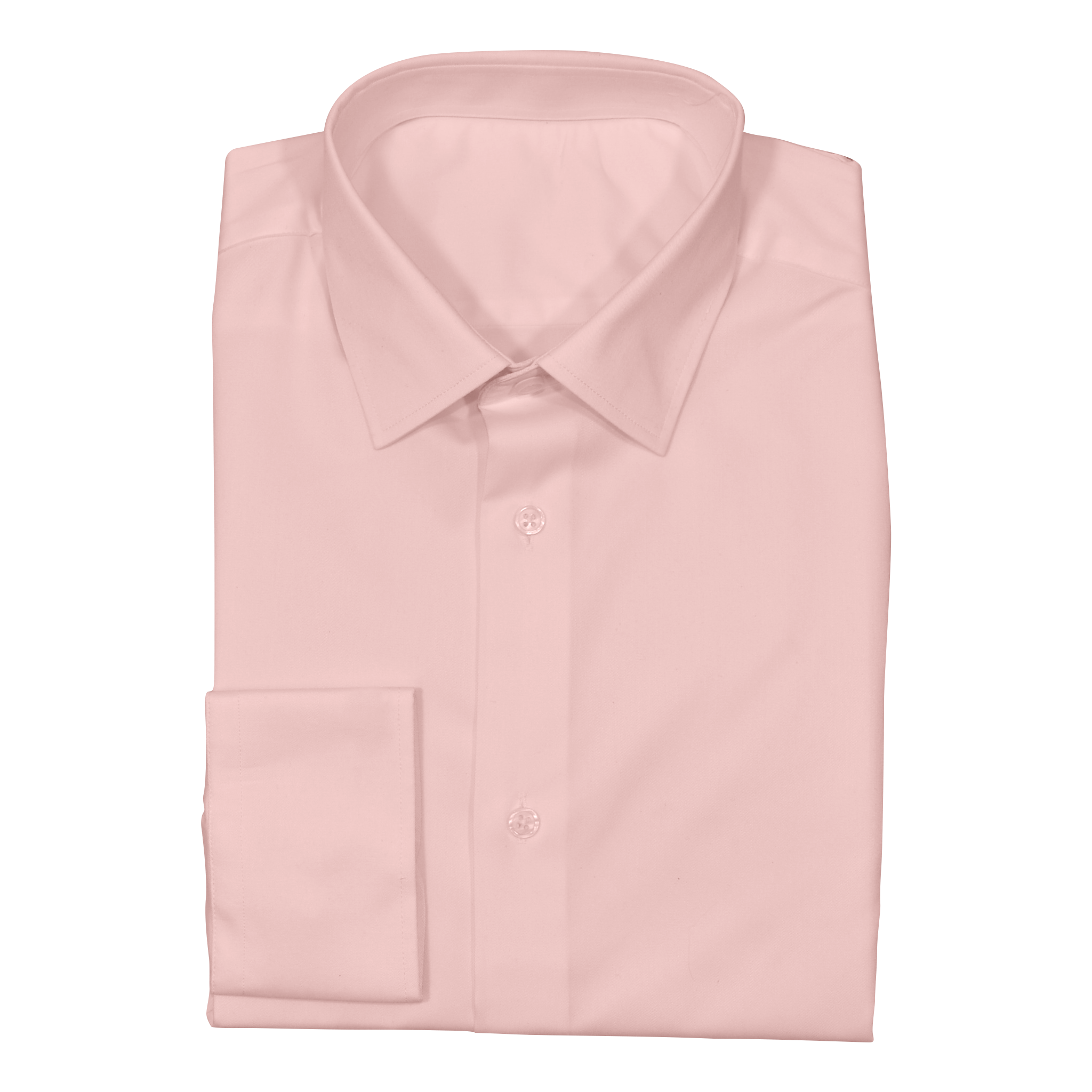 Soft Pink Stretch Cotton Custom Shirt