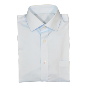 Light Blue Stretch Cotton Custom Shirt