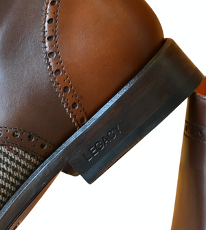 The Tweed Brogue Custom Boot