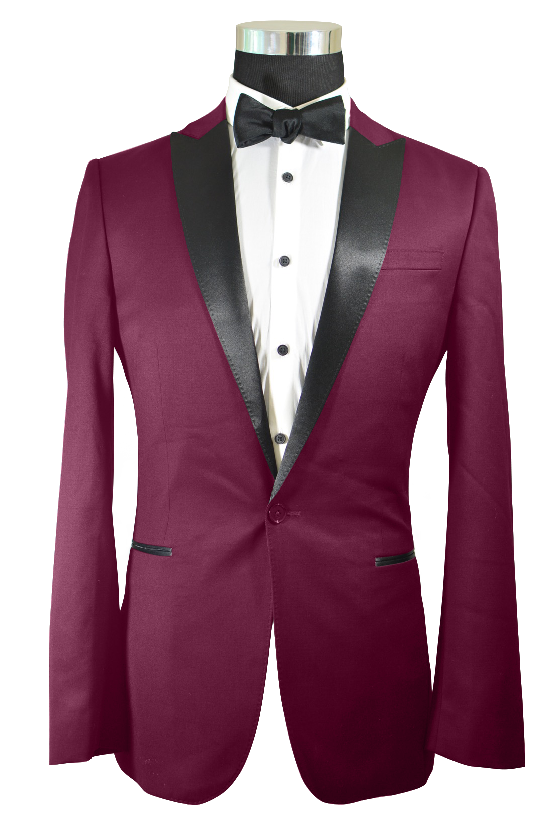 The Regal Burgundy Tuxedo