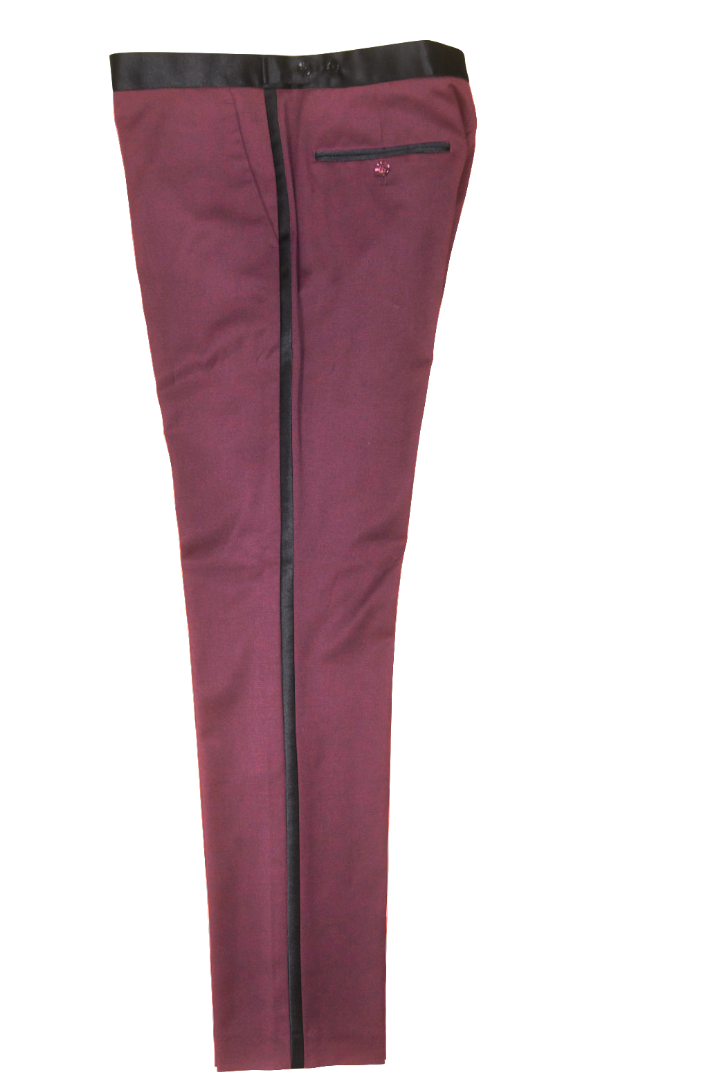 The Regal Burgundy Tuxedo