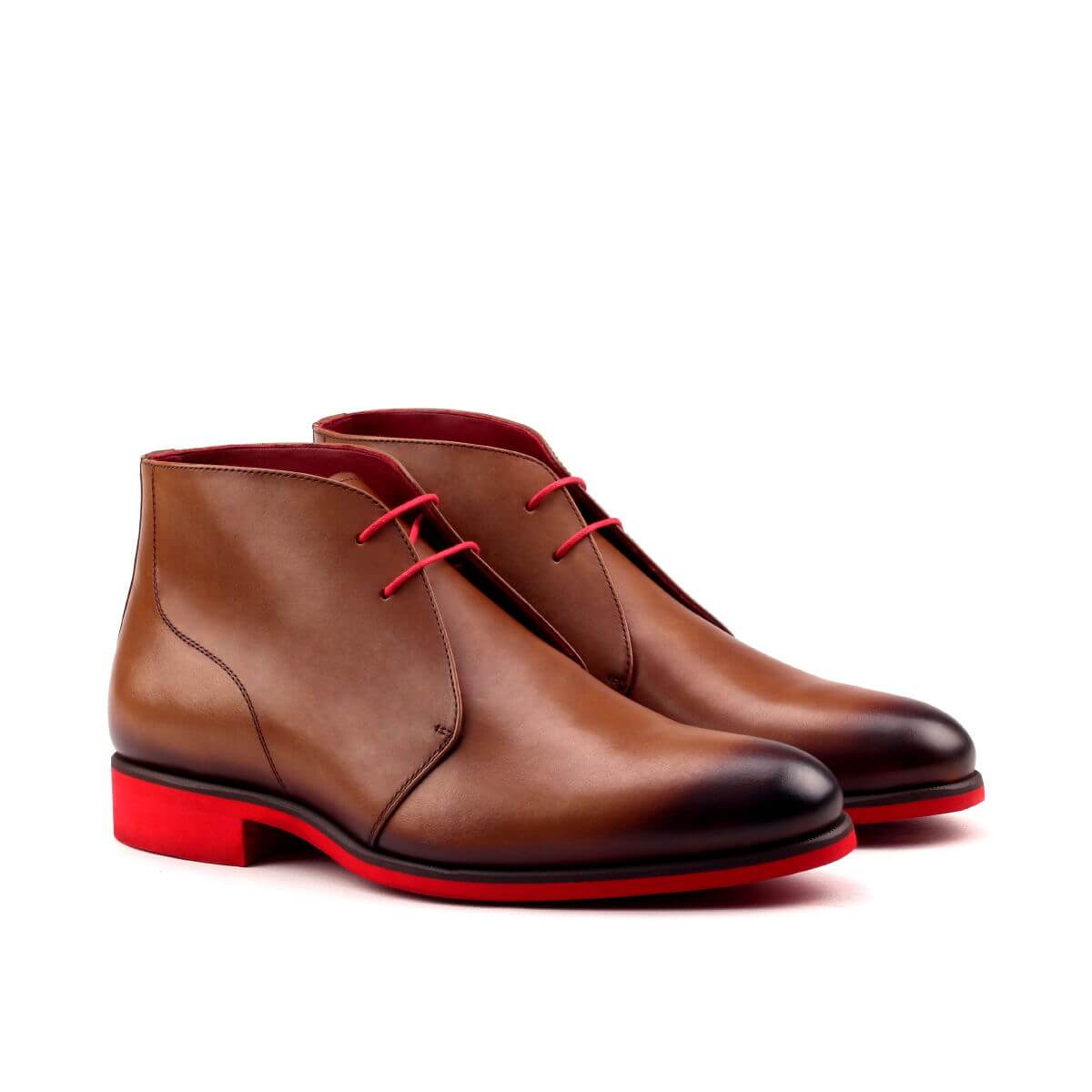 The Hot Brown Custom Chukka Boot - Legacy Lapels