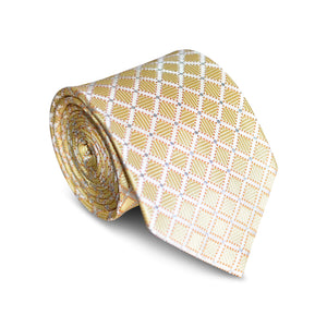 Diamond Tip Gold Tie