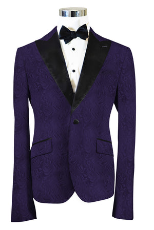 The Regal Purple Paisley Dinner Jacket