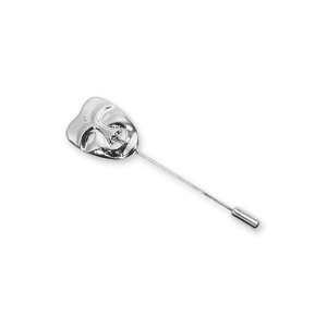 Silver Phantom Lapel Pin
