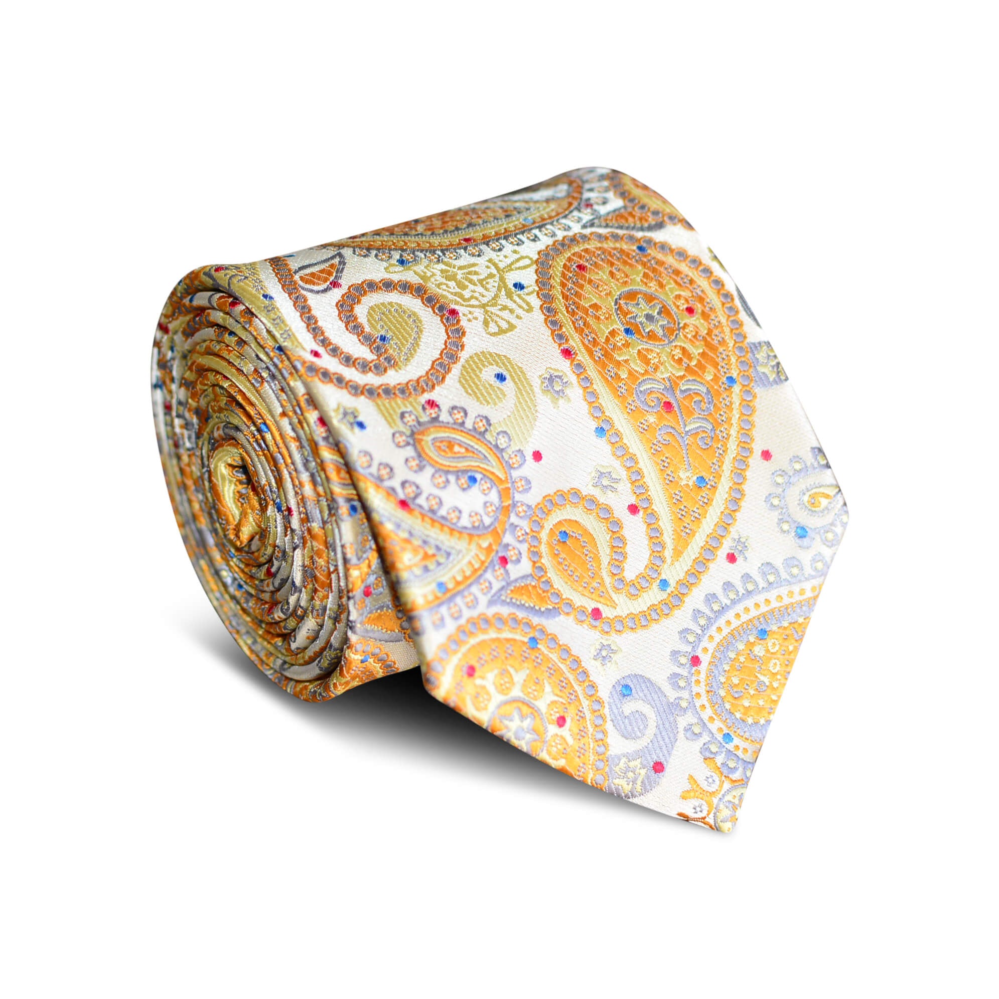 Moonlight Gold Paisley Tie