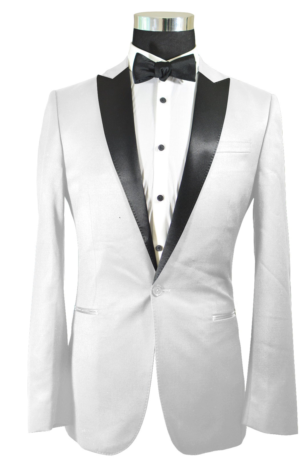 The Regal White Tuxedo
