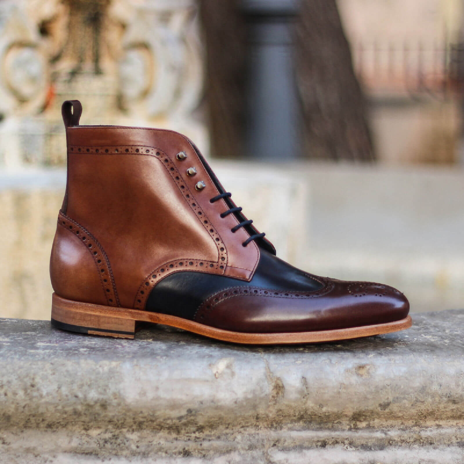 Military brogues on sale