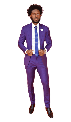 The Regal Purple Suit