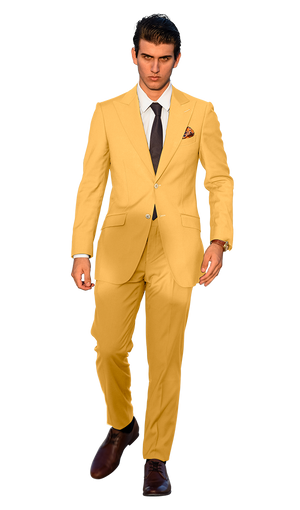 The Regal Soft Yellow Suit