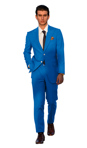 The Regal Teal Suit