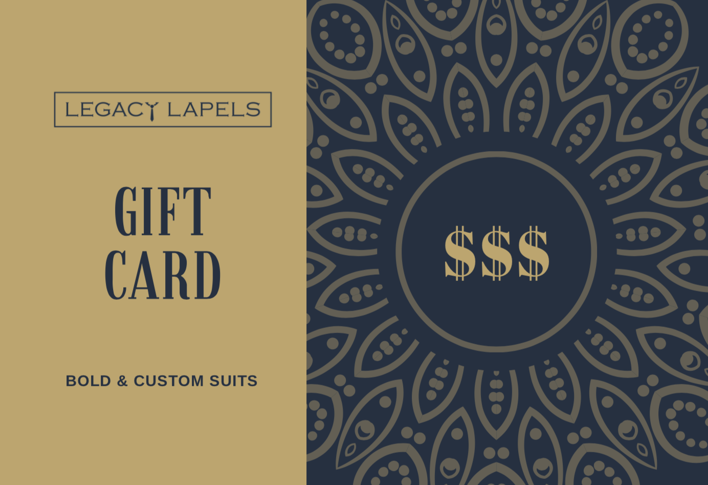 Legacy Lapels Gift Card
