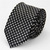 Black and White Elegant Dotted Tie