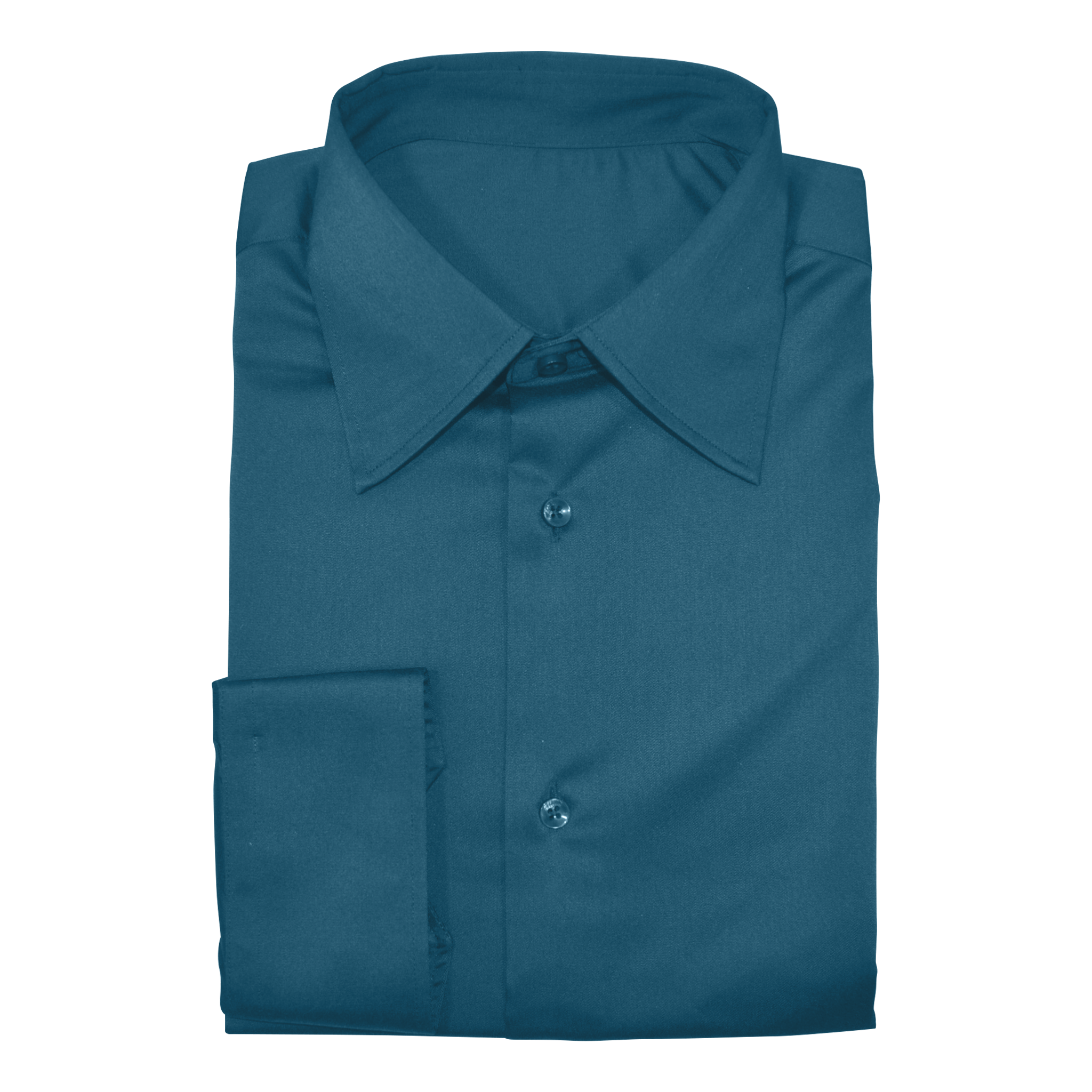 Teal Green Stretch Cotton Custom Shirt Teal Green Stretch Cotton Custom Shirt