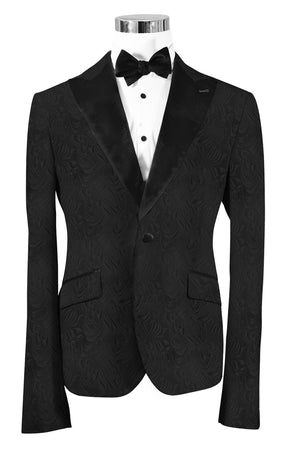 The Regal Black Paisley Dinner Jacket