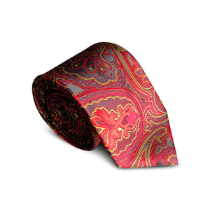 Desert Red Paisley Tie
