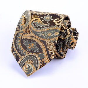 Silk Paisley Print Ties