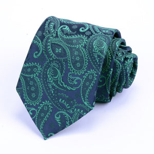 Silk Paisley Print Ties