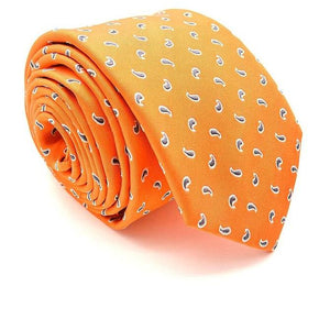 Men's Silk Orange Neck Ties