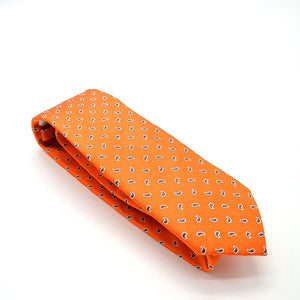Men's Silk Orange Neck Ties