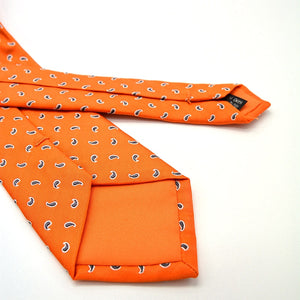 Men's Silk Orange Neck Ties