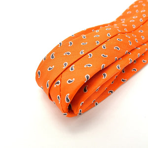 Men's Silk Orange Neck Ties