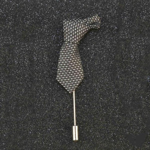 Stripped Tie Shape Lapel Pin