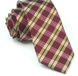 Dot Yellow Gold Solid Silk Ties For Men