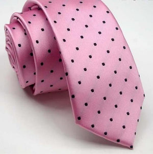 Dot Yellow Gold Solid Silk Ties For Men