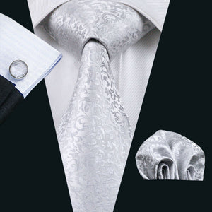 Men`s Tie Silver