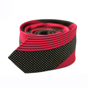 Red Brown Novelty Classic Skinny Tie
