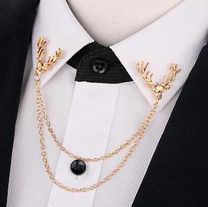 Reindeer Style Collar lapel Pin