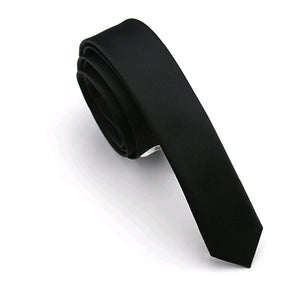 Silk Slim Skinny Solid Tie
