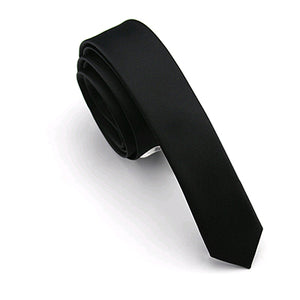 Silk Slim Skinny Solid Tie