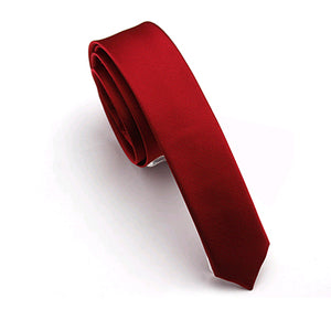 Silk Slim Skinny Solid Tie