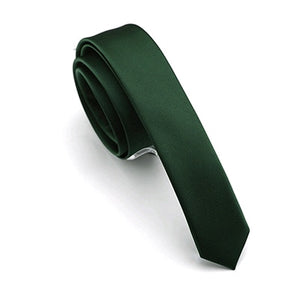 Silk Slim Skinny Solid Tie