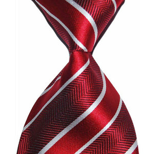 Men Wedding Party Silk Striped Tie