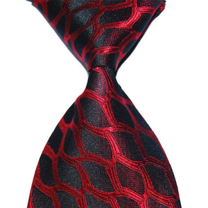 Men Wedding Party Silk Striped Tie